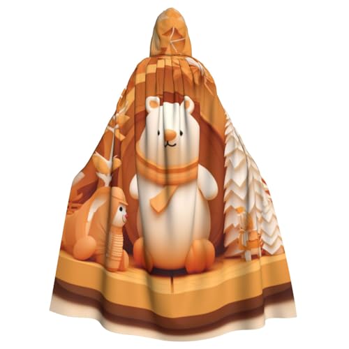 KIRROWE Weihnachtsmantel mit Kapuze für Erwachsene - das perfekte Kostüm für Halloween und Mottopartys KIRROWE Weihnachtsmantel mit Kapuze für Erwachsene - das perfekte Kostüm für Halloween und Mottopartys von KIRROWE
