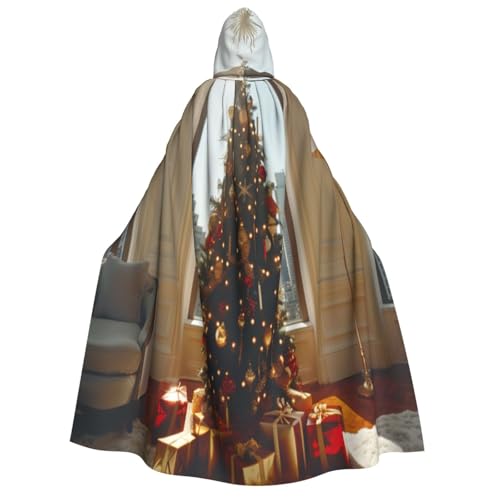 KIRROWE Wunderschöner Weihnachtsbaum-Umhang mit Kapuze für Erwachsene – perfektes Kostüm für Halloween-Cosplays und Mottopartys KIRROWE Wunderschöner Weihnachtsbaum-Umhang mit Kapuze für Erwachsene – perfektes Kostüm für Halloween-Cosplays und Mottopartys von KIRROWE