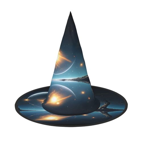 Moonlight in Dreams Halloween Hexenhut für Kinder und Frauen, ideal für Halloweenparty und Kostüme Moonlight in Dreams Halloween Hexenhut für Kinder und Frauen, ideal für Halloweenparty und Kostüme von KIRROWE