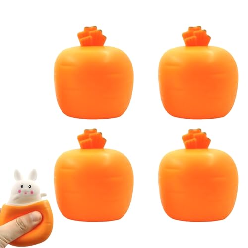 Stressball, niedlicher Hase-Anti-Stress-Spielzeug, Hase-Anti-Stress-Ball, Zappelphilipp-Stressabbau-Spielzeug, kleines Geschenk für Kinder – 4 Stück Stressball, niedlicher Hase-Anti-Stress-Spielzeug, Hase-Anti-Stress-Ball, Zappelphilipp-Stressabbau-Spielzeug, kleines Geschenk für Kinder – 4 Stück von KIRVOS