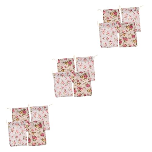 KITANDOVE 12 Stück Lavendel Kordelzugtaschen, Lavendelsäckchen Mit Kordelzug, Dekorativer Lavendelbeutel, Aufbewahrungstasche Für Getrocknete Blumen, Lavendelsäckchen, Leere Beutelbehälter, von KITANDOVE