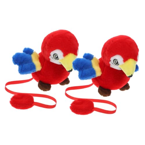 KITANDOVE Realistisches Piratenpapagei-Spielzeug 2er-Pack Schulterpapageien Plüsch-stofftier-Requisiten für Halloween-kostüme und Events KITANDOVE Realistisches Piratenpapagei-Spielzeug 2er-Pack Schulterpapageien Plüsch-stofftier-Requisiten für Halloween-kostüme und Events von KITANDOVE