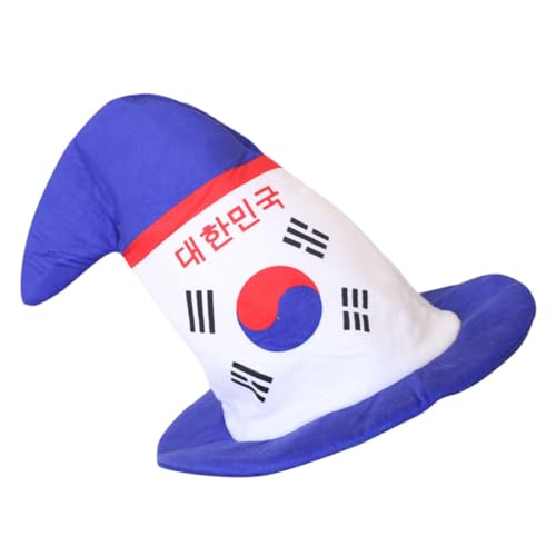 KITANDOVE Südkorea Flaggen-hut Für Partys Cosplay Veranstaltungen Leicht Bequem Und Langlebig Aus Hellem Design Für Drinnen Und Draußen von KITANDOVE