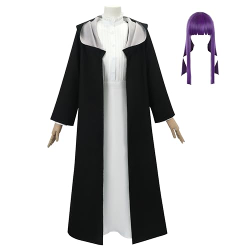 Cosplay-Kostüm, Anime-Umhang, Uniform, Anzug, Halloween-Party, Outfit mit Perücke (S, Kleidung + Perücke) von KITAT
