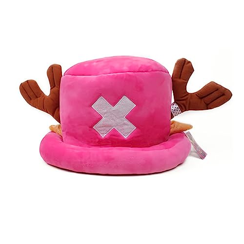 KITAT Anime-Mütze, Tony Tony Chopper, Cosplay, niedlicher Anime-Plüschhut, erhältlich in fünf Farben, Rose, 26 x 16 cm KITAT Anime-Mütze, Tony Tony Chopper, Cosplay, niedlicher Anime-Plüschhut, erhältlich in fünf Farben, Rose, 26 x 16 cm von KITAT