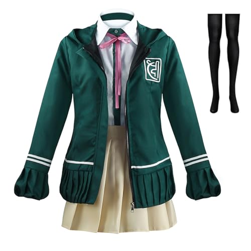 KITAT Cosplay-Kostüm Anime Nanami ChiaKi Rock Kleid Uniform Anzug Halloween Party Outfit (Größe M) von KITAT