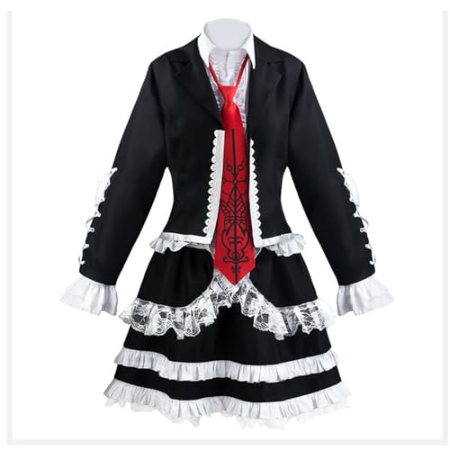 KITAT Cosplay Kostüm Anime Yasuhiro Taeko Rock Kleid JK Uniform Anzug Halloween Party Outfit (X-Large) von KITAT