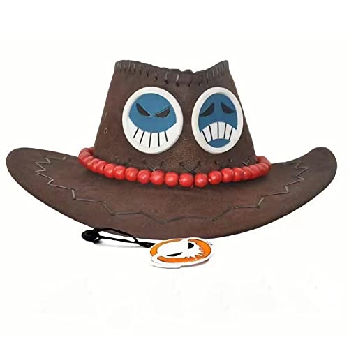 KITAT One Piece Ace Cowboy Hut Anime Cosplay in drei Farben erhältlich, Grau, M KITAT One Piece Ace Cowboy Hut Anime Cosplay in drei Farben erhältlich, Grau, M von KITAT