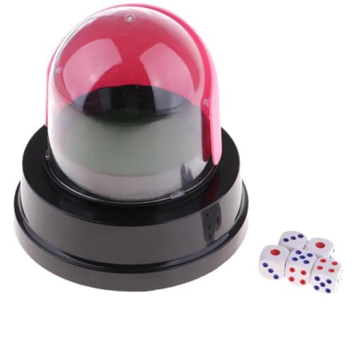 KIXZSAZ 1 Set Würfel Schütteln Tasse Automatische Erwachsene Spielzeug Familie Spiele Spielzeug Interessante Freizeit Zubehör Atmosphäre Prop von KIXZSAZ