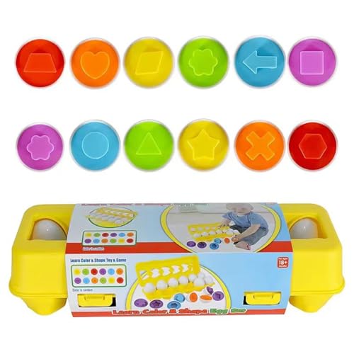 KIXZSAZ 12 Stücke Baby Passende Eier Spielzeug Formerkennung Frühe Studie Form Kunststoff Spielzeug Kleinkinder Kinder Kinder Vorschule KIXZSAZ 12 Stücke Baby Passende Eier Spielzeug Formerkennung Frühe Studie Form Kunststoff Spielzeug Kleinkinder Kinder Kinder Vorschule von KIXZSAZ