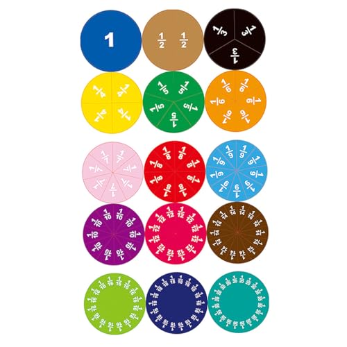 KIXZSAZ 15 Stück Eva Runder Bruch Mathematik Kinder Zählen Spielzeug Lernhilfe Haushalt Grundschule Vorschule KIXZSAZ 15 Stück Eva Runder Bruch Mathematik Kinder Zählen Spielzeug Lernhilfe Haushalt Grundschule Vorschule von KIXZSAZ