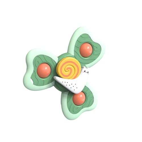 KIXZSAZ 3 Stück/Los Sucker Für Spinner Tragbares Spielzeug für Anfänger Alle Oberflächen geeignet TPE Made Badesauger Für Spinner Spinnerspielzeug, Schnecke von KIXZSAZ