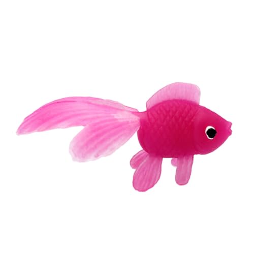 KIXZSAZ Bewegliches Fischspielzeug aus sicheren Materialien, Ergänzung für jedes Aquarium. Künstliche bewegliche Fische aus Kunststoff. Künstlicher gefälschter Fisch, Rosa KIXZSAZ Bewegliches Fischspielzeug aus sicheren Materialien, Ergänzung für jedes Aquarium. Künstliche bewegliche Fische aus Kunststoff. Künstlicher gefälschter Fisch, Rosa von KIXZSAZ