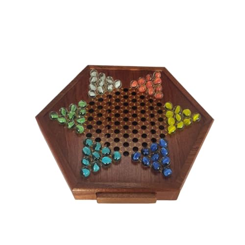 KIXZSAZ Dame Brett, Holzschubladen, Dame Spiel, groß, Strategiespiele, für Kinder, Anfänger, Zuhause, Erwachsenenbildung, Schule von KIXZSAZ