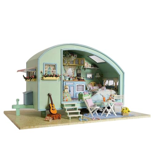 KIXZSAZ Exquisite Verarbeitung, DIY Puppenhaus aus Holz, Für Fantasie zum Leben, Miniatur Puppenhaus Bausätze, DIY Puppenhaus aus Holz KIXZSAZ Exquisite Verarbeitung, DIY Puppenhaus aus Holz, Für Fantasie zum Leben, Miniatur Puppenhaus Bausätze, DIY Puppenhaus aus Holz von KIXZSAZ