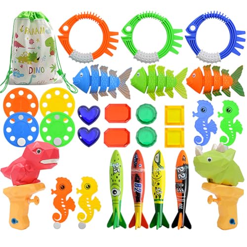 KIXZSAZ Exquisites Bastel Wasserspielzeug Set – ungiftig und gratfrei für Kinder, ABS Unterwasserschwimmen, Tauchen, Poolspiel, Familienspiele , Vier"und"achtzig , 84 von KIXZSAZ