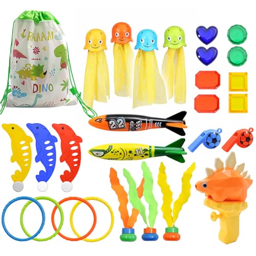 KIXZSAZ Exquisites Bastel Wasserspielzeug Set – ungiftig und gratfrei für Kinder, ABS Unterwasserschwimmen, Tauchen, Poolspiel, Familienspiele , fünf"und"achtzig , 85 von KIXZSAZ