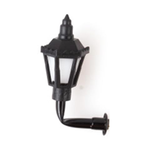KIXZSAZ Gartenlichter Sandskaliertes Modell LED Metall Laternenpfahl Zug Eisenbahnwaage DIY Material Kid Hängelampen für Mini, 1:150 Warmes Gelb von KIXZSAZ
