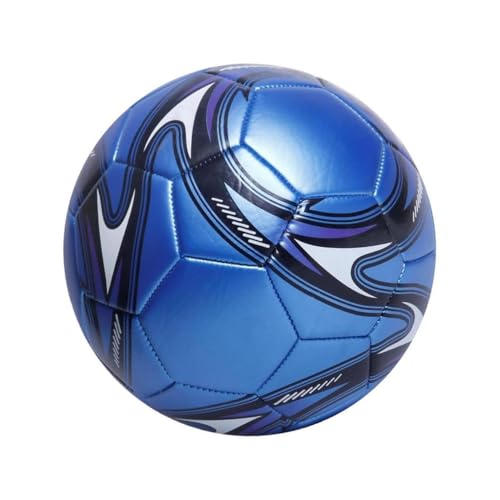 KIXZSAZ Genähter Trainingsball, Größe 5, Outdoor Fußballspielzeug für offizielle Spiele, Blau KIXZSAZ Genähter Trainingsball, Größe 5, Outdoor Fußballspielzeug für offizielle Spiele, Blau von KIXZSAZ