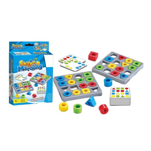 KIXZSAZ Geschenkoption Form Matching Spiele für die kognitive Entwicklung von Kindern Kunststoff Geometrie Form Matching Rätsel KIXZSAZ Geschenkoption Form Matching Spiele für die kognitive Entwicklung von Kindern Kunststoff Geometrie Form Matching Rätsel von KIXZSAZ