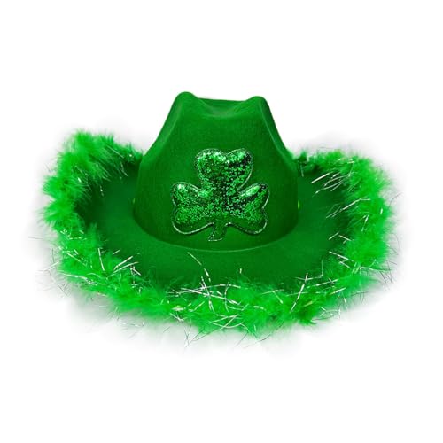KIXZSAZ Grüner Kobold Kostümhut, St. Patricks Day Kostüm, Plüsch, St. Patricks Day Kostümzubehör, Dekoration KIXZSAZ Grüner Kobold Kostümhut, St. Patricks Day Kostüm, Plüsch, St. Patricks Day Kostümzubehör, Dekoration von KIXZSAZ