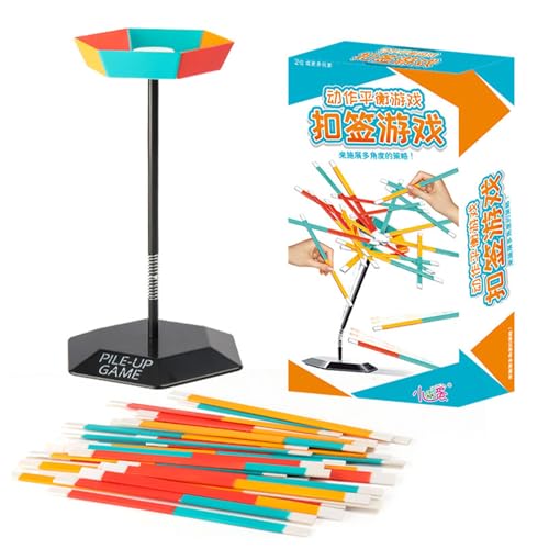 KIXZSAZ Interaktives Balance Stacking Stick Spiel für Familienspaß zu Hause und einfach zu transportieren. ABS Balance Stacking Joy Balance Spiel KIXZSAZ Interaktives Balance Stacking Stick Spiel für Familienspaß zu Hause und einfach zu transportieren. ABS Balance Stacking Joy Balance Spiel von KIXZSAZ