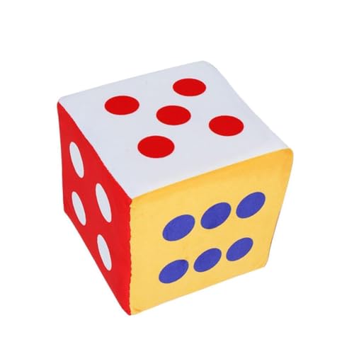 KIXZSAZ Jumbo Schaumstoff Würfelspiel, buntes Karnevals Schulzubehör, Punktwürfel KIXZSAZ Jumbo Schaumstoff Würfelspiel, buntes Karnevals Schulzubehör, Punktwürfel von KIXZSAZ