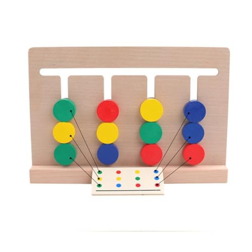 KIXZSAZ Kinder Farben Sortieren Spielzeug Spielen Prop Set Mädchen Interessante Holz Passenden Pädagogisches Spielzeug Geschenk Frühe Bildung von KIXZSAZ