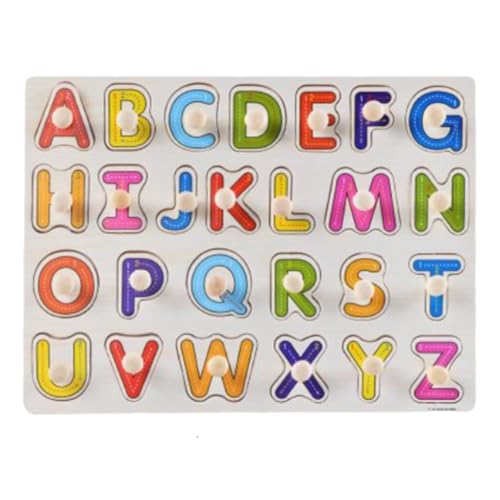 KIXZSAZ Kleinkinder, frühes Lernspielzeug, Baby Holzspielzeug, Alphabet Buchstabe, Lernen, Lernen, Kind, das für den Kindergarten zu Hause spielt, Typ 2 KIXZSAZ Kleinkinder, frühes Lernspielzeug, Baby Holzspielzeug, Alphabet Buchstabe, Lernen, Lernen, Kind, das für den Kindergarten zu Hause spielt, Typ 2 von KIXZSAZ