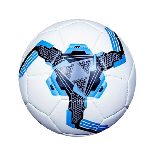 KIXZSAZ Langlebiger, langlebiger Performance Fußball für Outdoor Training, PVC Outdoor Grasland Übungs Trainingsfußball, Blau, fünf KIXZSAZ Langlebiger, langlebiger Performance Fußball für Outdoor Training, PVC Outdoor Grasland Übungs Trainingsfußball, Blau, fünf von KIXZSAZ