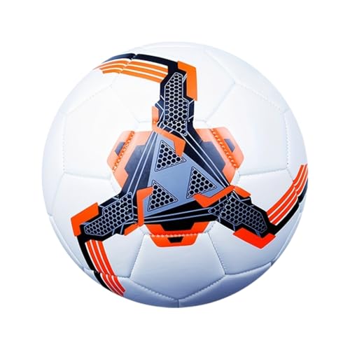 KIXZSAZ Langlebiger, langlebiger Performance Fußball für Outdoor Training, PVC Outdoor Grasland Übungs Trainingsfußball, orange, Vier KIXZSAZ Langlebiger, langlebiger Performance Fußball für Outdoor Training, PVC Outdoor Grasland Übungs Trainingsfußball, orange, Vier von KIXZSAZ