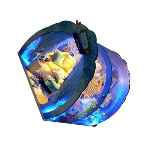 KIXZSAZ Mini Ozean Tunnel Spielzeug, tragbares Set, Miniatur Möbel, Holz, Heimdekoration, Hausmodell, Geschenk für Kinder, Freunde KIXZSAZ Mini Ozean Tunnel Spielzeug, tragbares Set, Miniatur Möbel, Holz, Heimdekoration, Hausmodell, Geschenk für Kinder, Freunde von KIXZSAZ