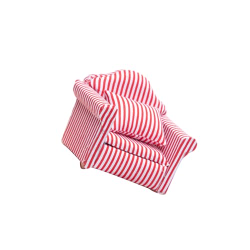 KIXZSAZ Miniatur Einzelsofa Couch mit Kissen – und tragbarem Sessel aus Polyester, gutes Geschenk, Randbereich KIXZSAZ Miniatur Einzelsofa Couch mit Kissen – und tragbarem Sessel aus Polyester, gutes Geschenk, Randbereich von KIXZSAZ