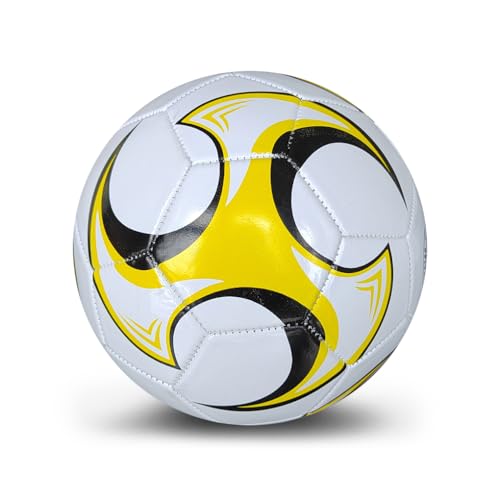 KIXZSAZ Mittelschule Maschinengenähter Fußball Erwachsene Kinder Team Match Ball wasserdichte Fußbälle Größe 5 Sportbedarf, Gelb KIXZSAZ Mittelschule Maschinengenähter Fußball Erwachsene Kinder Team Match Ball wasserdichte Fußbälle Größe 5 Sportbedarf, Gelb von KIXZSAZ