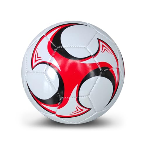 KIXZSAZ Mittelschule Maschinengenähter Fußball Erwachsene Kinder Team Match Ball wasserdichte Fußbälle Größe 5 Sportbedarf, Rot KIXZSAZ Mittelschule Maschinengenähter Fußball Erwachsene Kinder Team Match Ball wasserdichte Fußbälle Größe 5 Sportbedarf, Rot von KIXZSAZ