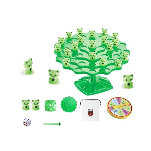 KIXZSAZ Mystery Brettspiel für Kinder fördert die Eltern Kind Interaktion und Konzentration, sicher und Nicht schädlich für die Hände TPR, Grüner Frosch von KIXZSAZ