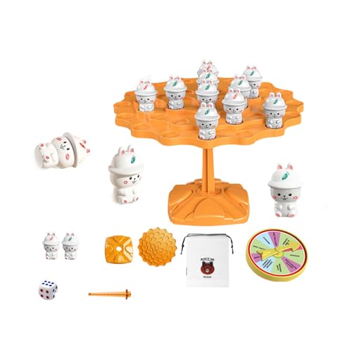 KIXZSAZ Mystery Brettspiel für Kinder fördert die Eltern Kind Interaktion und Konzentration, sicher und Nicht schädlich für die Hände TPR, Kaninchen von KIXZSAZ