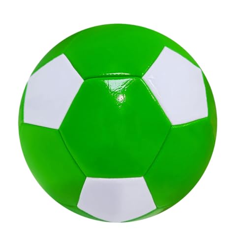 KIXZSAZ Power Play Fußball für Erwachsene, Größe 5, für Wettkämpfe, weiche PVC Hülle für reibungslose Handhabung, Fußballtraining, Outdoor, Kinder, Grün KIXZSAZ Power Play Fußball für Erwachsene, Größe 5, für Wettkämpfe, weiche PVC Hülle für reibungslose Handhabung, Fußballtraining, Outdoor, Kinder, Grün von KIXZSAZ