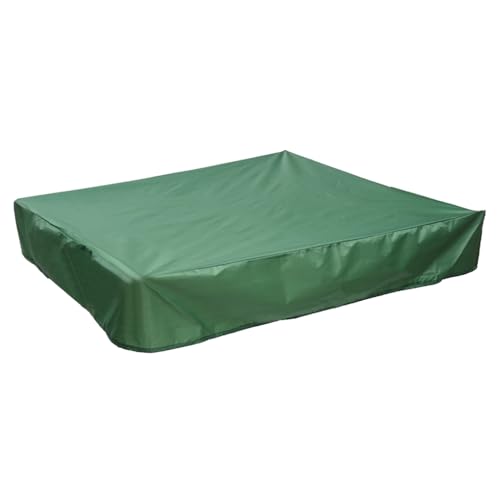 KIXZSAZ Sandkastenabdeckung, quadratisch, staubdicht, Oxford Stoff, wasserdicht, tragbar, für den Außenbereich, Strand, Park, Sandkasten, Sandüberdachung, Kordelzug, Grün, 200x200cm KIXZSAZ Sandkastenabdeckung, quadratisch, staubdicht, Oxford Stoff, wasserdicht, tragbar, für den Außenbereich, Strand, Park, Sandkasten, Sandüberdachung, Kordelzug, Grün, 200x200cm von KIXZSAZ