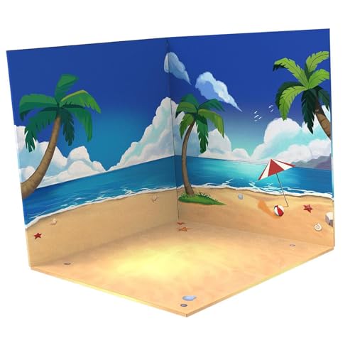 KIXZSAZ Stilvolle Hintergrund Organizer Sammlung im Maßstab 1:12 für Actionfiguren Puppen, Strand KIXZSAZ Stilvolle Hintergrund Organizer Sammlung im Maßstab 1:12 für Actionfiguren Puppen, Strand von KIXZSAZ