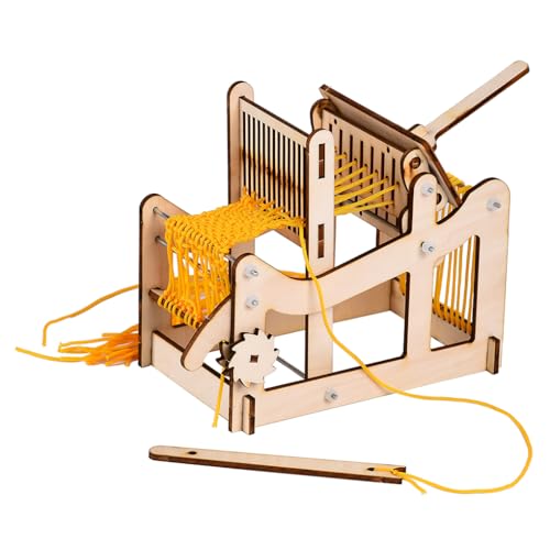 KIXZSAZ Webstuhl Faltbare Für Fantasie Handstrickmodell Doppelstrickstütze Holzlernspielzeug Strickmaschinen für Kinder von KIXZSAZ