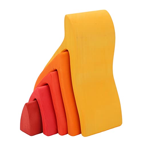 KJAOYU Feuerflammen nisten Holzstaplerblöcke Puzzle, 5pcs Fire Flame Al Stapeling Spielzeug, mehrfarbiger Holzstapler Verschachtelungsgebäude Puzzlespielzeug für Originalitätslernen KJAOYU Feuerflammen nisten Holzstaplerblöcke Puzzle, 5pcs Fire Flame Al Stapeling Spielzeug, mehrfarbiger Holzstapler Verschachtelungsgebäude Puzzlespielzeug für Originalitätslernen von KJAOYU