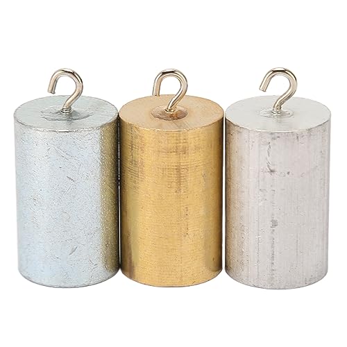 Metallzylinder-Set, 3-teiliges Metalldichteblock-Set, Kupfer-, Eisen- und Aluminiumzylinder für Dichteuntersuchungsexperimente, für den pädagogischen Einsatz in Schulen Metallzylinder-Set, 3-teiliges Metalldichteblock-Set, Kupfer-, Eisen- und Aluminiumzylinder für Dichteuntersuchungsexperimente, für den pädagogischen Einsatz in Schulen von KJAOYU