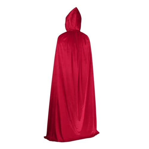 Hexenkostüm Cloak Robe Halloween Costume For Adults Witch Vampire Cosplay Party Dress Up(Color 3,130cm for kids) von KJBDQQH