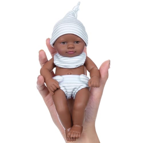 7 Zoll Vinyls Reborns Puppen Wie Reborns Afrikanische Babypuppen Für Kinder Beruhigendes Und Rollenspiel Bildungsspielzeug 7 Zoll Vinyls Reborns Puppen Wie Reborns Afrikanische Babypuppen Für Kinder Beruhigendes Und Rollenspiel Bildungsspielzeug von KJDKNC