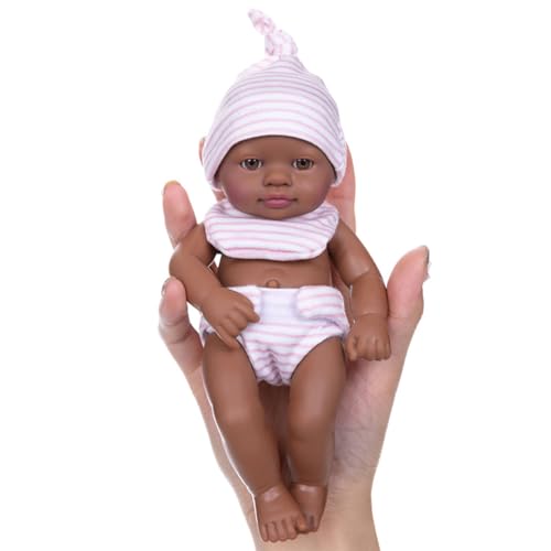 7 Zoll Vinyls Reborns Puppen Wie Reborns Afrikanische Babypuppen Für Kinder Beruhigendes Und Rollenspiel Bildungsspielzeug 7 Zoll Vinyls Reborns Puppen Wie Reborns Afrikanische Babypuppen Für Kinder Beruhigendes Und Rollenspiel Bildungsspielzeug von KJDKNC