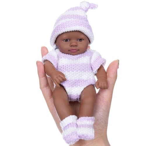 7 Zoll Vinyls Reborns Puppen Wie Reborns Afrikanische Babypuppen Für Kinder Beruhigendes Und Rollenspiel Bildungsspielzeug 7 Zoll Vinyls Reborns Puppen Wie Reborns Afrikanische Babypuppen Für Kinder Beruhigendes Und Rollenspiel Bildungsspielzeug von KJDKNC