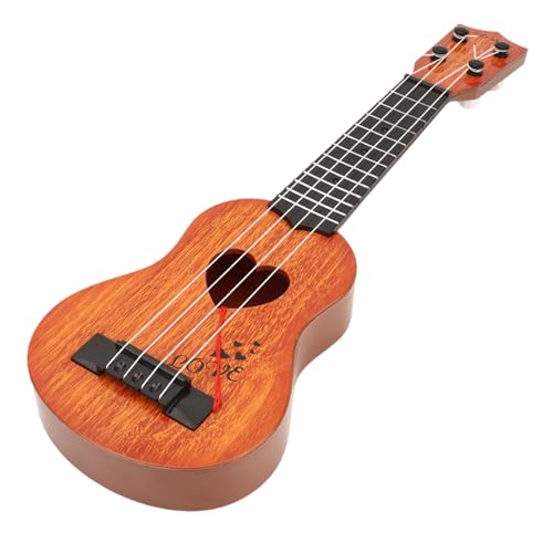 KJDKNC Praktische Kinderfreundliche Ukulele Spielzeuggitarre 38 cm Pädagogisches Musikinstrument Zubehör Für Angehende Musiker KJDKNC Praktische Kinderfreundliche Ukulele Spielzeuggitarre 38 cm Pädagogisches Musikinstrument Zubehör Für Angehende Musiker von KJDKNC