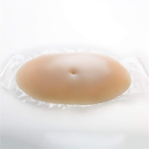 Gefälschte Schwangere Bauch künstliche Bauch Simulation Beule for Cross-Dressing Schauspieler Prop Cosplay verstellbare Taille(L 5-6 Months) von KJMWXOP