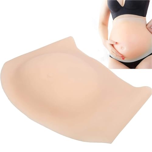 Schwangerer Bauch, Silikon, realistisch, künstliche Simulation, gefälschter schwangerer Bauch, fühlt Sich echt an, weiches Silikon, falsche Bauch-Requisiten(10months) von KJMWXOP
